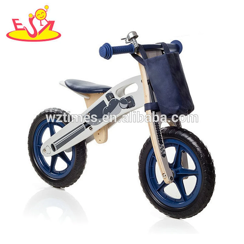 Wholesale attractive wooden first balance bicycle for baby's balance training W16C195