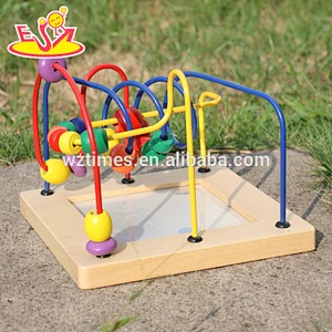 2018 wholesale baby wooden bead maze toy popular kids wooden bead maze toy fashion children wooden bead maze toy W11B129