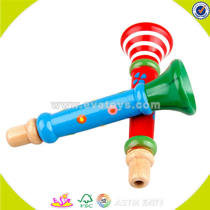 New Wooden colorful Whistle popular Wooden Whistle with factory price W07D006
