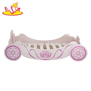 New hottest girls pink princess bed frame in wood W08A088