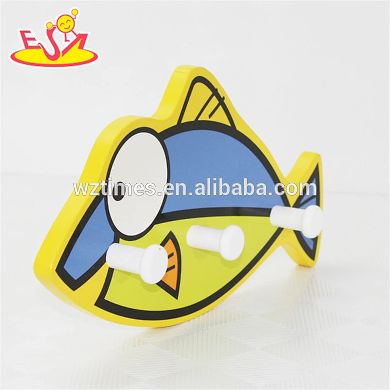 wholesale modern design children coat hook fish shape children coat hook W09B040