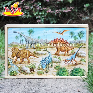 2018 wholesale baby wooden animal puzzle toy fashion kids wooden animal puzzle toy hot sale wooden animal puzzle toy W14C247