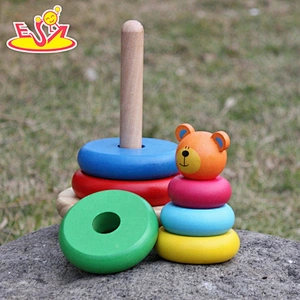 New design educational wooden rainbow toy for children W13D137