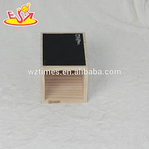 2018 wholesale baby wooden pen holder funny kids wooden pen holder best chidren wooden pen holder W18A002