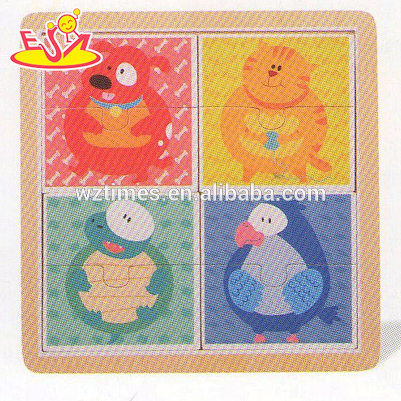 wholesale baby wooden 3d puzzle fashion kids wooden 3d puzzle cheap wooden 3d puzzle W14A116