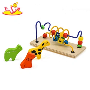 2019 Top sale kids educational wooden toy truck for wholesale W05B074