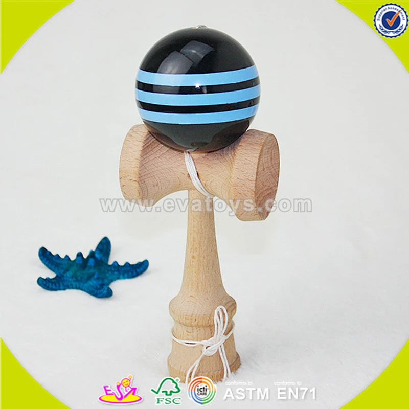 wholesale kendama string wooden toy maker for kids W01A079