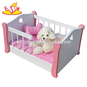 Wholesale cheap product blue wooden dog bunk for small animals indoor use W06F006B