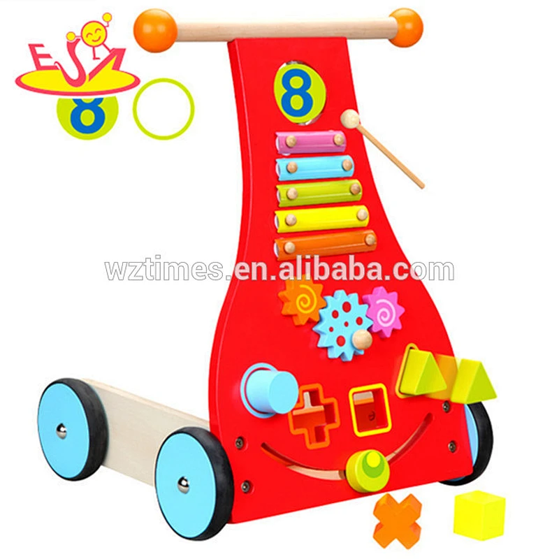 wholesale most popular wooden children walker newly fashioned wooden baby walker for sale W16E045