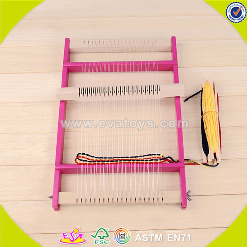 wholesale baby wooden loom toy funny kids wooden loom toy popular children wooden loom toy W01B016