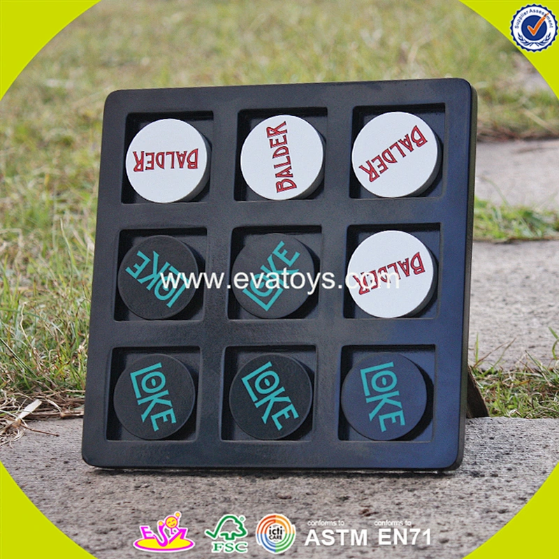 wholesale kids toy wooden tic tac toe for fun W01B036