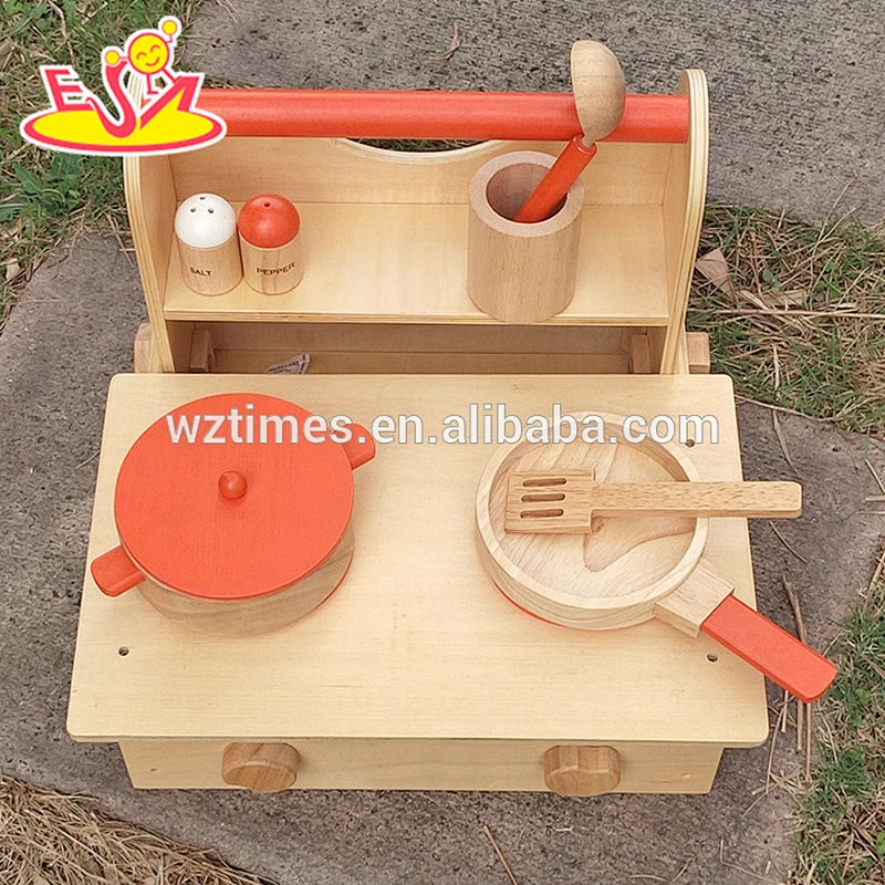 wholesale educational wooden toy kitchens for toddlers W10C193