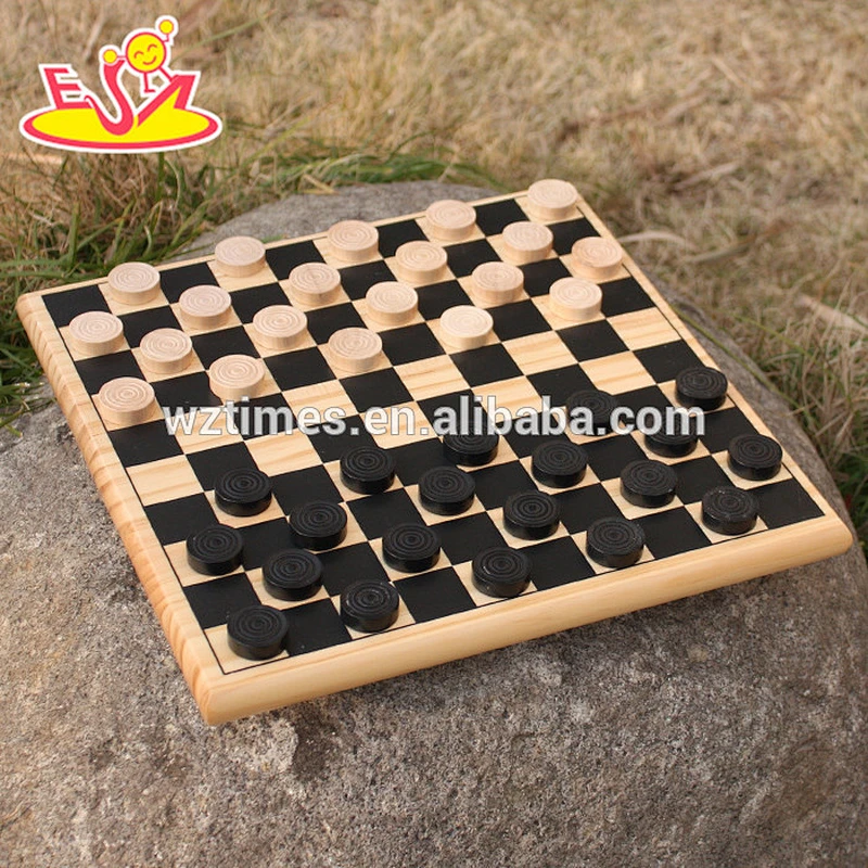 2017 international kids wooden chess board new design play wooden chess board W11A052