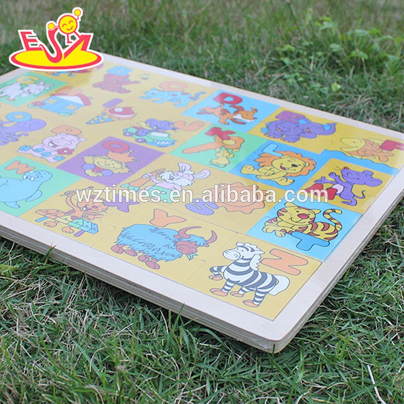 wholesale baby wooden puzzle jigsaw for education W14C241