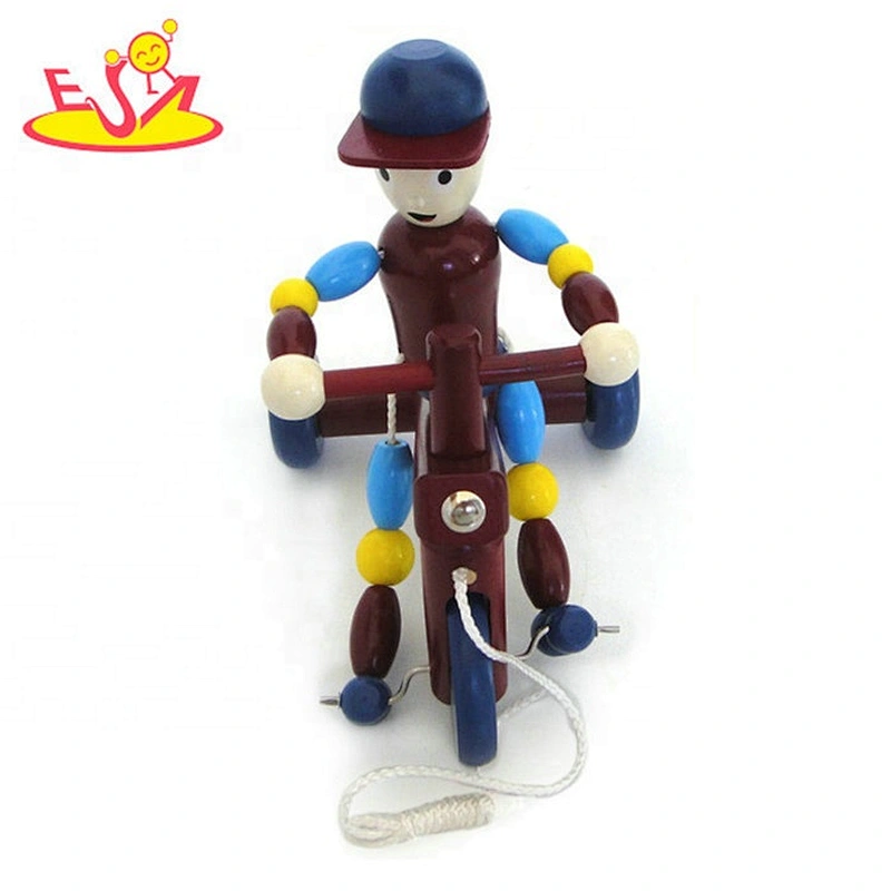 2019 Top sale educational wooden pull toys for baby W05C109