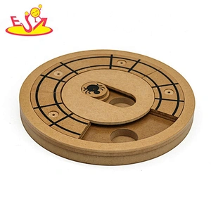 Free sample fun pets training wooden outdoor dog toy for wholesale W06F105B