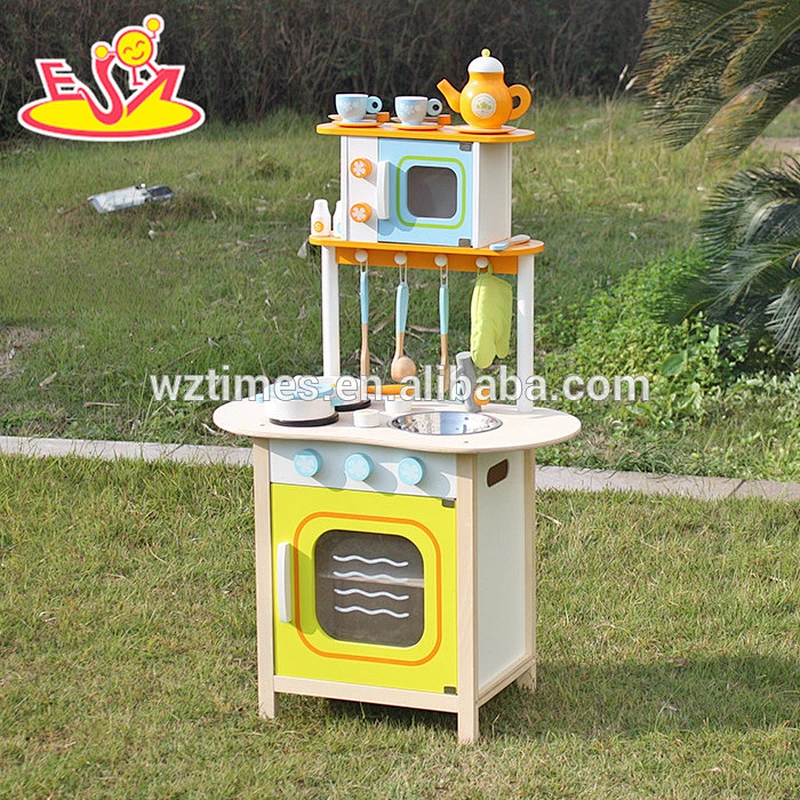 Wholesale most popular children wooden indoor kitchen toy for sale W10C246