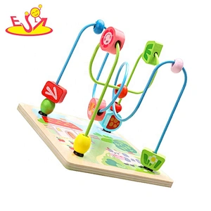 New design educational wooden activity cube for kids W11B239