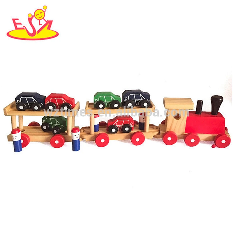 New hottest funny wooden toys uk for baby pull along W05C094