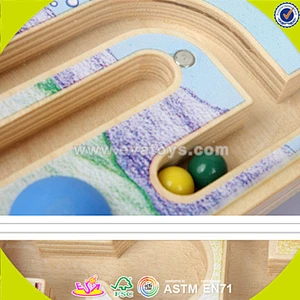 wholesale popular kids wooden toy maze top fashion children wooden toy maze W11H013