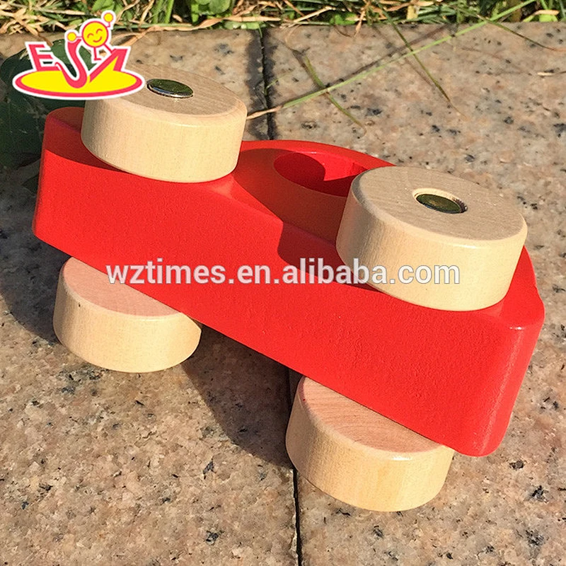 most popular children's wooden toy vehicle for wholesale W04A204