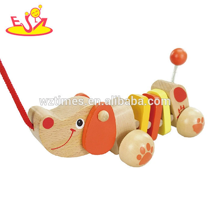 wholesale hottest sale kids wooden crocodile toy high quality baby wooden crocodile toy W05B138
