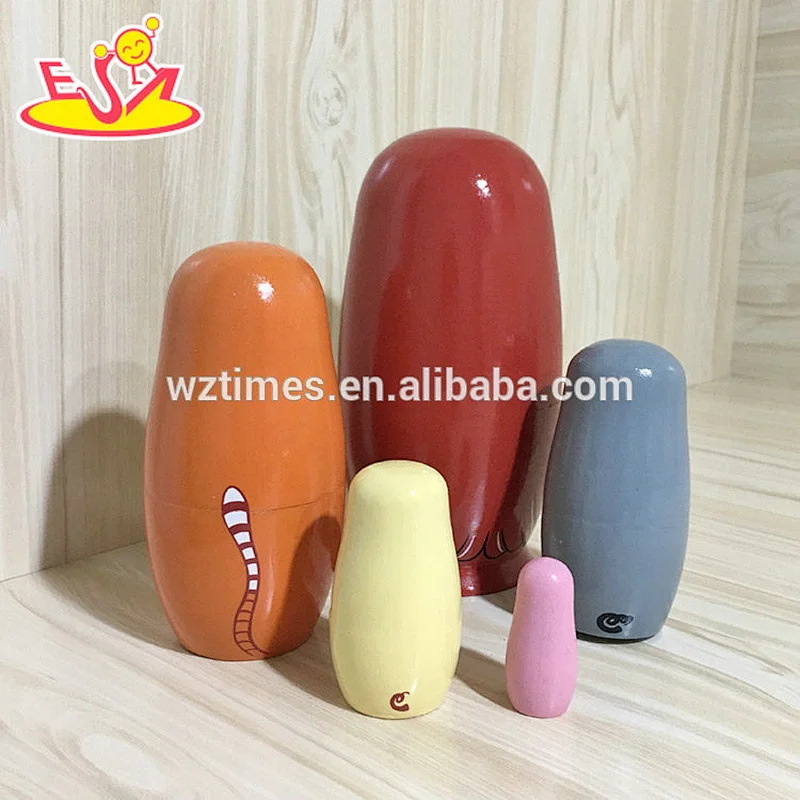 2018 Wholesale funny nesting dolls matryoshka wooden child russian model with best price W06D103