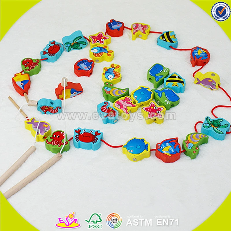 Wholesale Top fashion Wooden fishing toy Cheap Wooden fishing toy W01A084