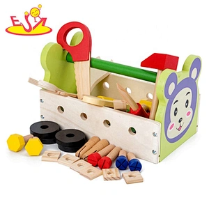 New hottest miniature kids wooden toy workbench for preschool W03D128