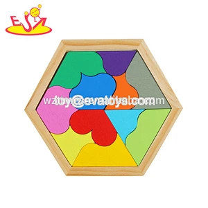 hottest sale baby colorful wooden blocks toy for wholesale W14A176