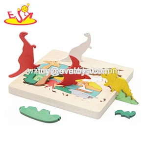 wholesale baby wooden puzzle cards funny kids wooden puzzle cards educational wooden puzzle cards W14C073