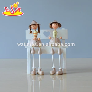 2018 New design wooden cheap mini doll children wooden cheap mini doll baby wooden cheap mini doll W02A150
