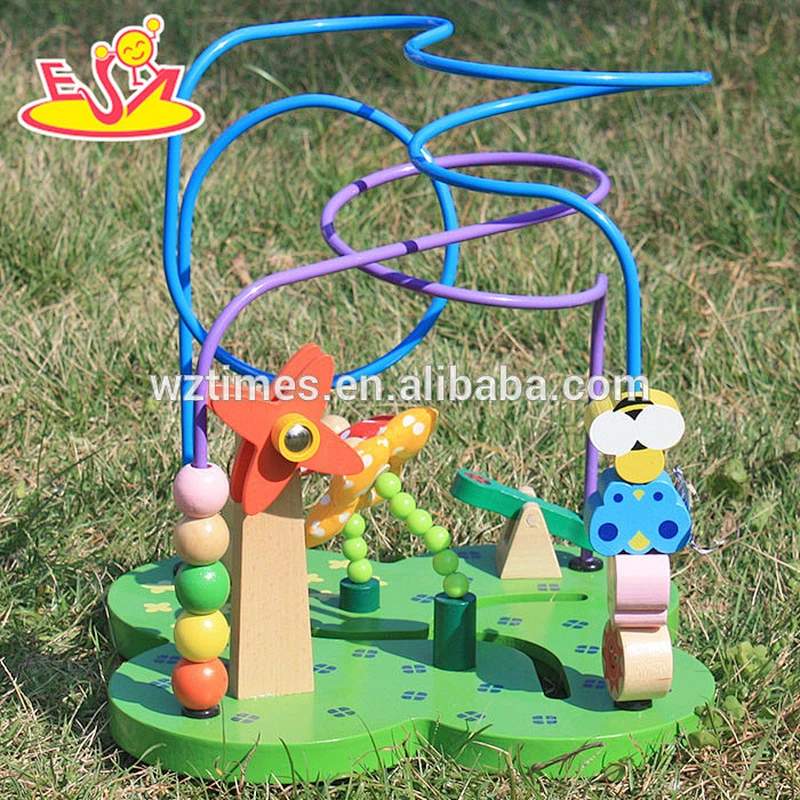 wholesale new fashion kids' wooden beads toys for sale W11B080