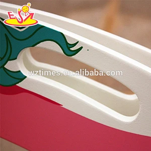 wholesale high quality children wooden pink balance bike cheap kids wooden pink balance bike W16C126