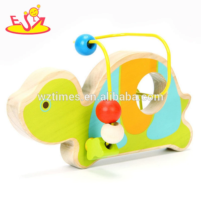 wholesale best sale wooden kids beads toy high quality wooden kids beads toy W11B096