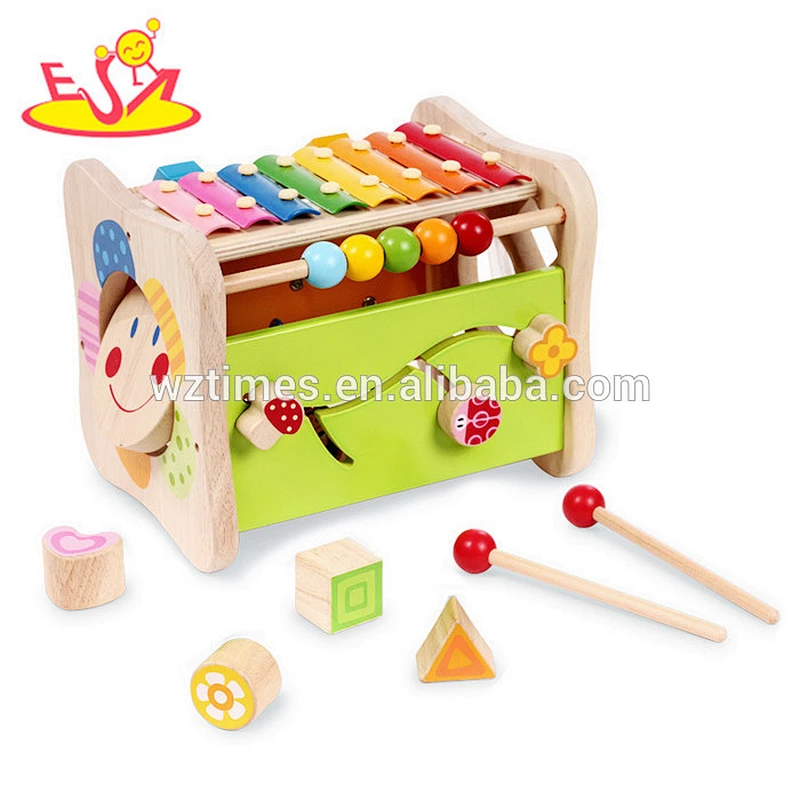 2018 Wholesale beats toy wooden toddlers kids instruments funny wooden kids instruments new fashion kids instruments W07A119