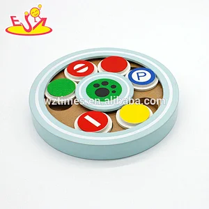 wholesale best fun IQ game feeder hide and seek toys wooden puzzles for cat W06F040