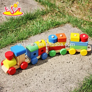 2018 wholesale wooden kids train toy funny wooden kids train toy educational wooden kids train toy W04A280