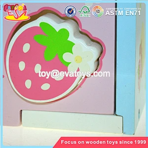 Wholesale lovely style newest wooden shape sorting blocks box toy for baby W12D020
