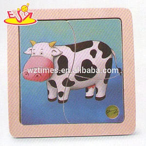 wholesale educational kids wooden dog puzzle fashion children wooden dog puzzle W14C169