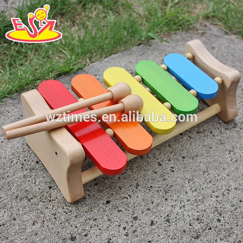 2018 New design baby wooden xylophone toy funny kids wooden xylophone toy best sale children wooden xylophone toy W07C048