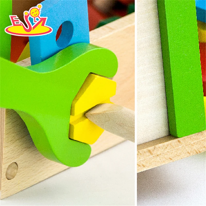 Wholesale new kids wooden diy tools toy for early learning W03D032