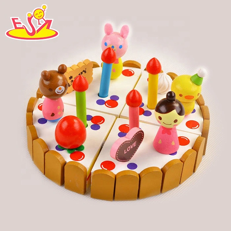 2018 großhandel kinder holz kuchen spielzeug top mode baby holz kuchen spielzeug beliebtesten kinder holz kuchen spielzeug w10b161