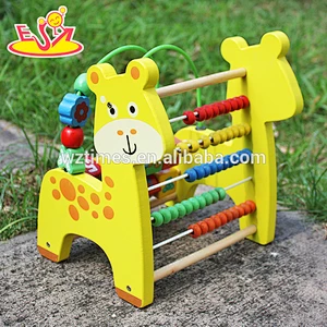 2018 venta al por mayor de madera del bebé bola de laberinto 3d niños de moda bola de laberinto 3d los niños más populares bola de laberinto de madera 3d W11B126