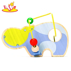 Most popular educational kids wooden bead toys with low orders W11B092