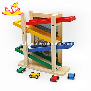 wholesale creative customized wooden speed car and drawing board toy for children W04E058