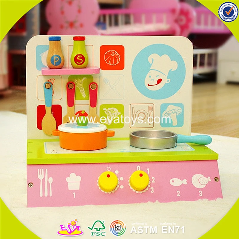 2018 New design wooden table kitchen toy mini wooden table kitchen toy children wooden table kitchen toy W10C185