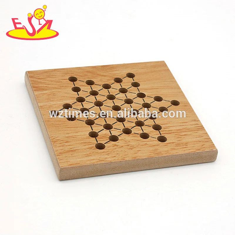 Wholesale wooden International checkers game for children W11A094