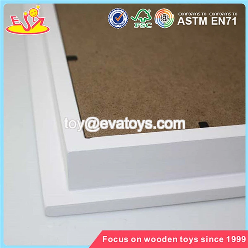 Wholesale new fashion lovely square wooden picture frame for kids W09A010