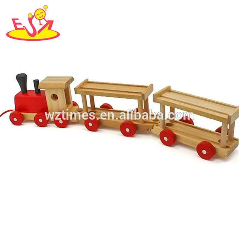New hottest funny wooden toys uk for baby pull along W05C094
